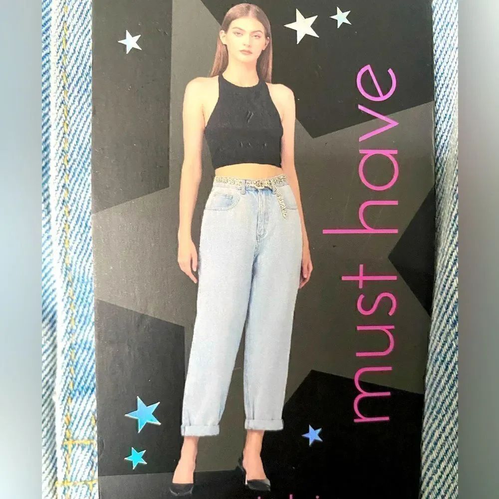 NWT Simple Society Balloon Super High Rise Jeans Women’s Size 9/29